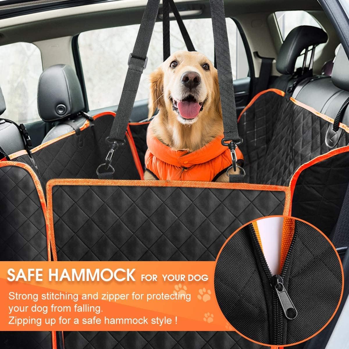 Pet Dog Car Seat Cover Waterproof Hammock For Suv Truck Back Rear Protector Mat
