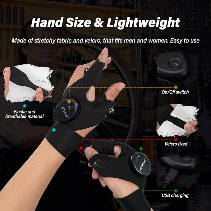 Flashlight Gloves
