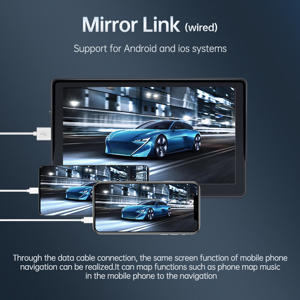 7-inch Portable Wireless Carplay Car Smart Screen