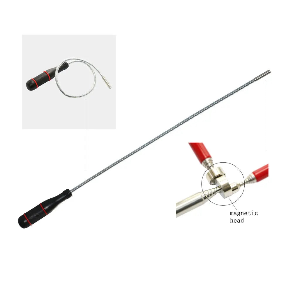 Mini Portable Telescopic Magnet Pen With Light