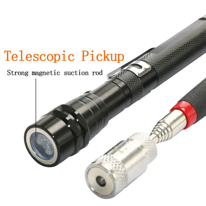 Mini Portable Telescopic Magnet Pen With Light