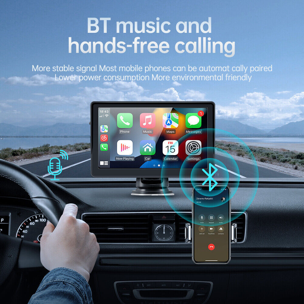 7-inch Portable Wireless Carplay Car Smart Screen