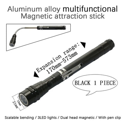 Mini Portable Telescopic Magnet Pen With Light