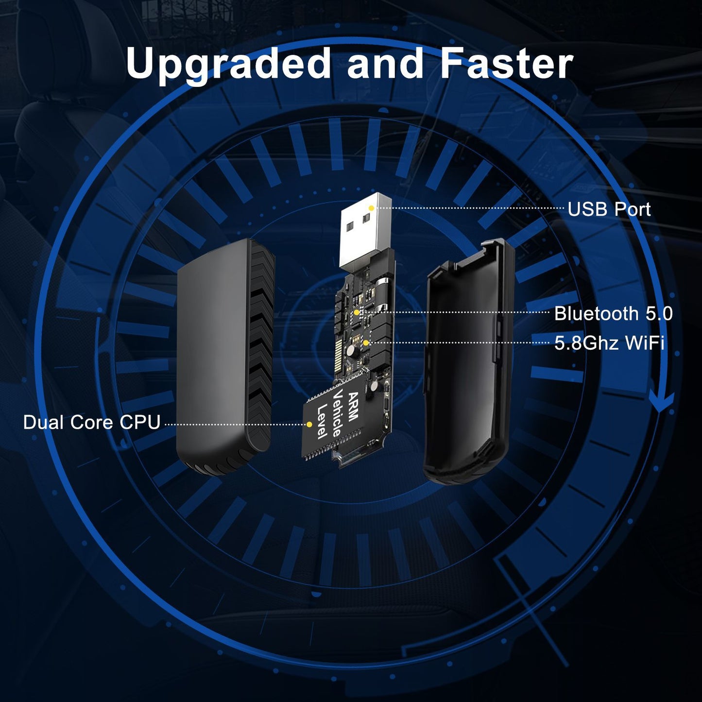 Carplay Box Module Original Car Wired To Wireless Private Model Real Upgrade Wireless Projector
