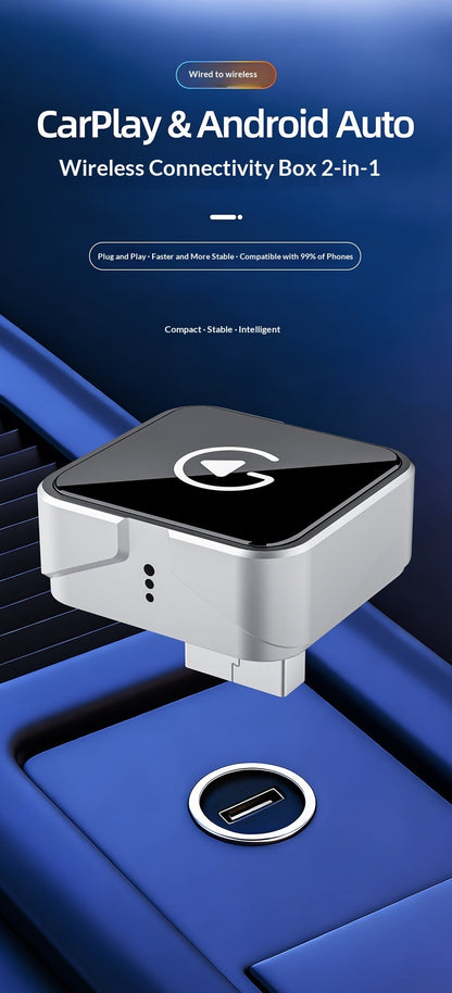 Wireless CarPlay Adapter For Wired To Wireless Conversion