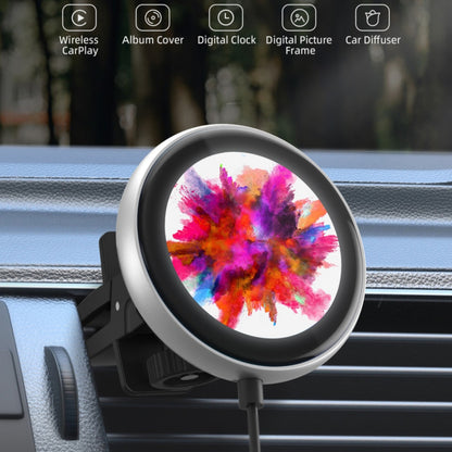 Portable Wireless CarPlay Adapter With Screen And Fragrance