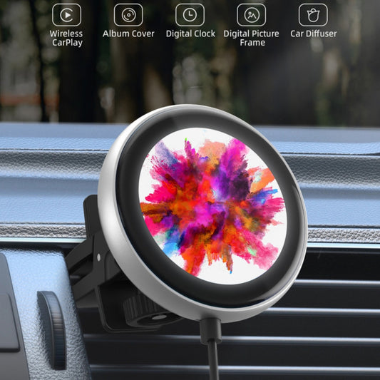 Portable Wireless CarPlay Adapter With Screen And Fragrance