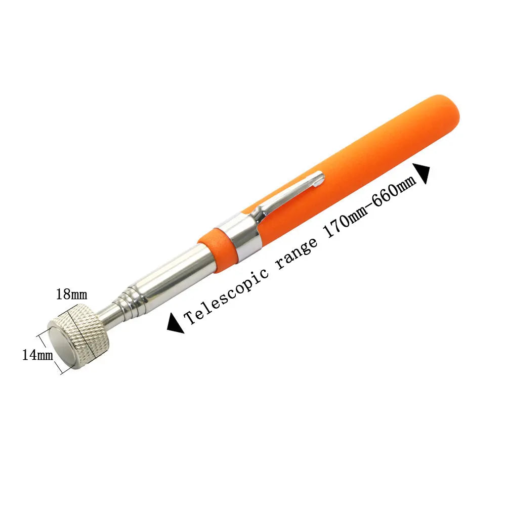Mini Portable Telescopic Magnet Pen With Light