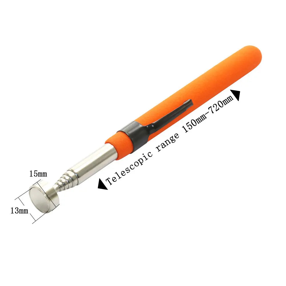 Mini Portable Telescopic Magnet Pen With Light