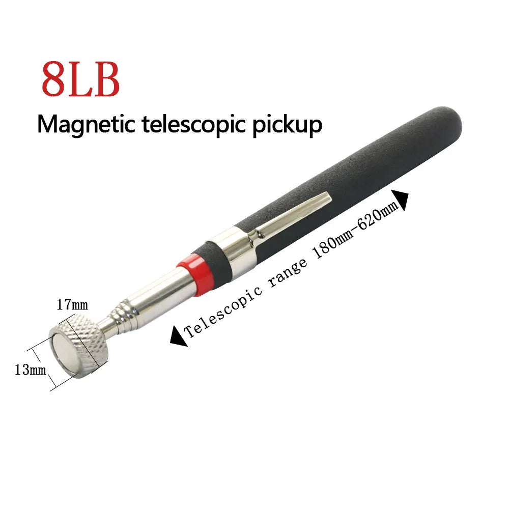 Mini Portable Telescopic Magnet Pen With Light